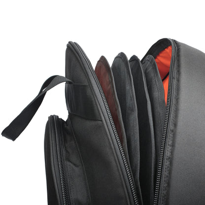 Mochila Platillos - Negro/naranjo